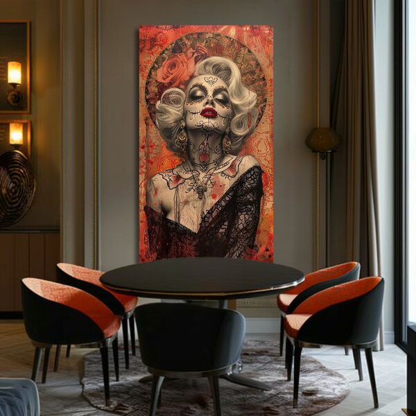 Marilyn Monroe Obraz na plátně - Mystická krása - 50x100 cm