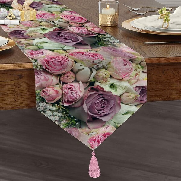 Běhoun na stůl 45x140 cm Roses – Mila Home