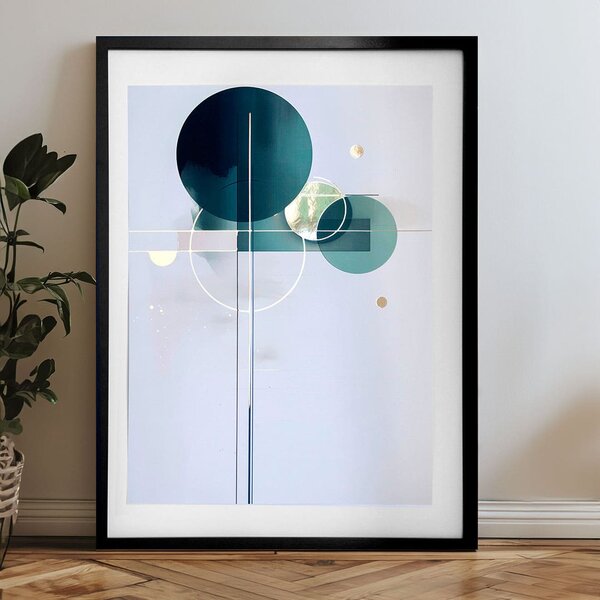Nástěnný plakát s EXTRA efektem - Golden Balance - 40x60 cm