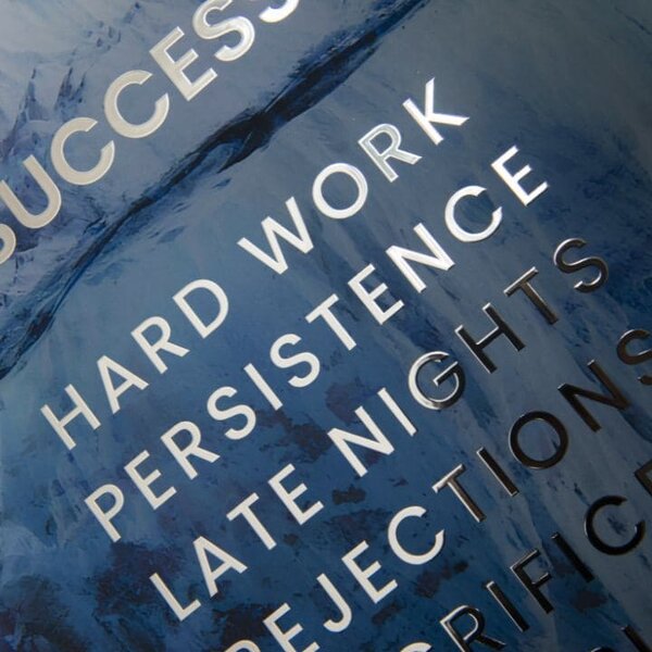 Nástěnný plakát s EXTRA efektem - Iceberg of Success - 40x60 cm