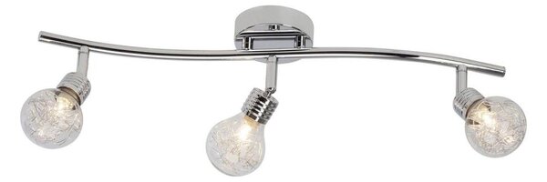 Brilliant - Bodové svítidlo BULB 3xG9/28W/230V lesklý chrom