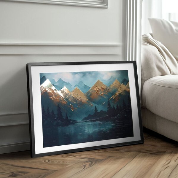 Nástěnný plakát s EXTRA efektem - Mountain Majesty - 40x60 cm