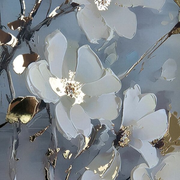 Nástěnný plakát s EXTRA efektem - Nordic Bloom - 40x60 cm