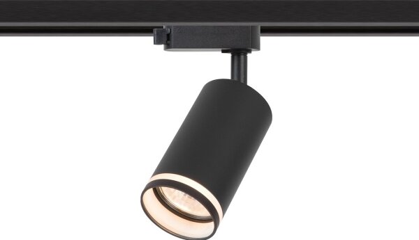 Bodové svítidlo do 1-fázového lištového systému PIPE 1xGU10/10W/230V černá