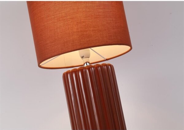 Searchlight EU22353OR - Stolní lampa GROOVE 1xE14/60W/230V burgundy