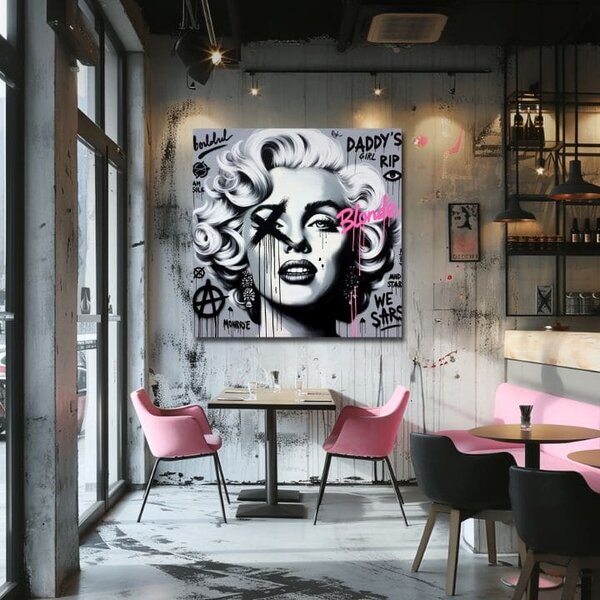 Obraz na plátně - Hollywood Legend Marilyn Monroe - 60x60 cm