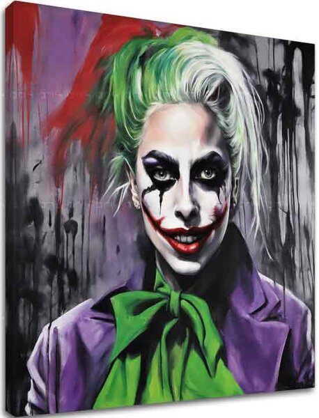Obraz na plátně - Joker Lady - 60x60 cm