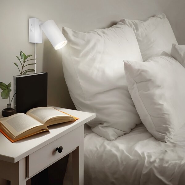 Solight WO3002-W - Nástěnné svítidlo CELE 1xGU10/30W/230V bílá