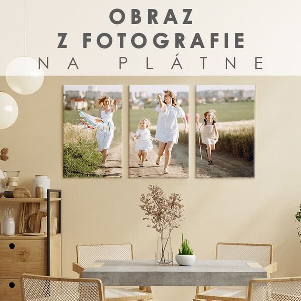 Obraz z fotografie - 3 ČÁSTI - 60x40 cm