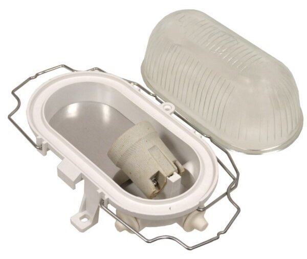 Venkovní stropní svítidlo RADUS 1xE27/60W/230V IP54 bílá