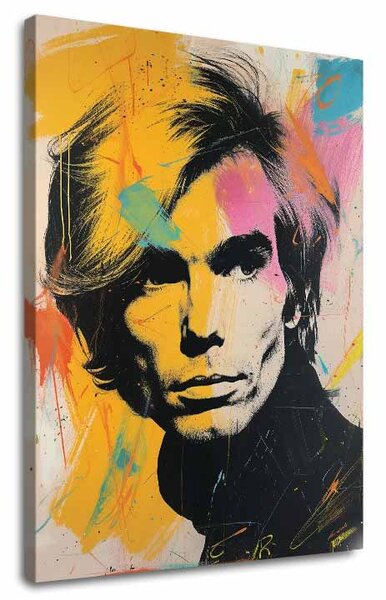 Obraz ANDY WARHOL - Colours of the Pop Revolution | dotaženo rukou umělce - 60x90 cm
