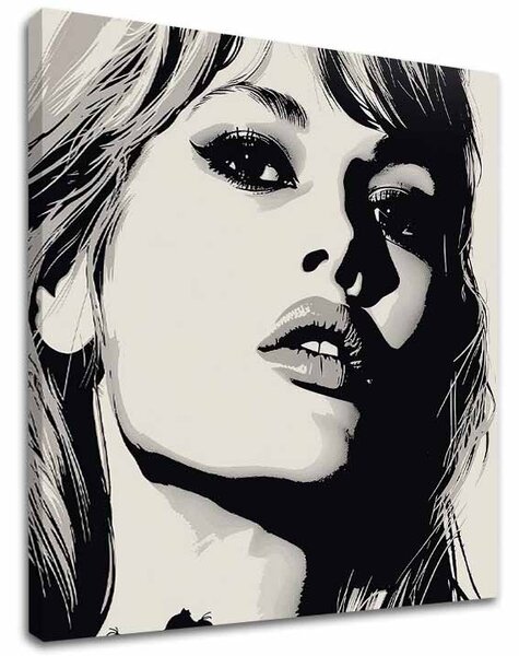 Obraz Brigitte Bardot - Elegance 60. let - 60x60 cm