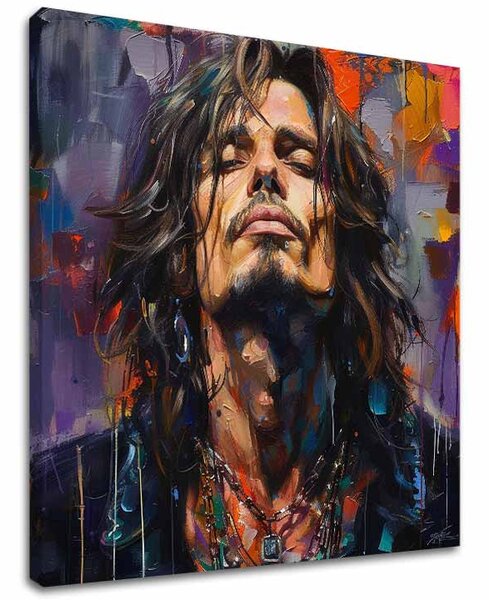 Obraz CHRIS CORNELL - Hlas grungeové scény | dotaženo rukou umělce - 60x60 cm