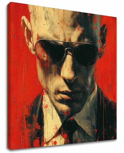 Obraz HITMAN - Smysl pro detail | dotaženo rukou umělce - 60x60 cm