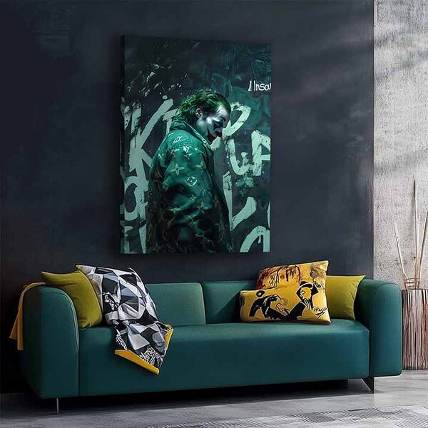 Obraz JOKER : Vuitton styl | Italské plátno - 60x90 cm