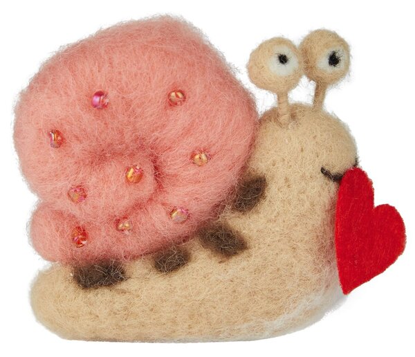 FUNKY FRIENDS Šnek 10 cm - růžová