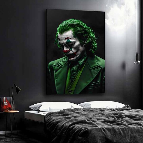 Obraz JOKER : Zrození šílenství | Italské plátno - 60x90 cm