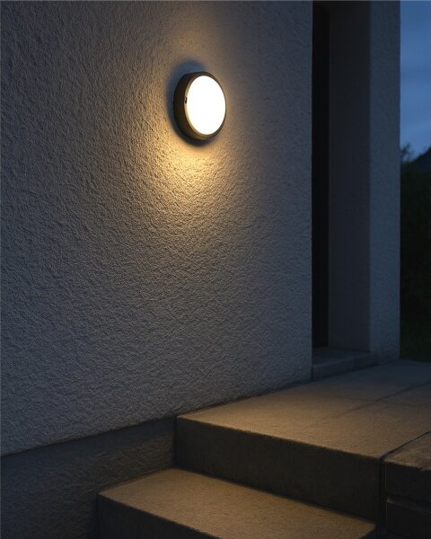 LED Venkovní stropní svítidlo LED/8W/230V 4200K pr. 14 cm IP64 černá