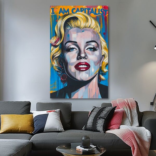 Obraz MARILYN MONROE - Kapitalistické kouzlo | dotaženo rukou umělce - 60x90 cm