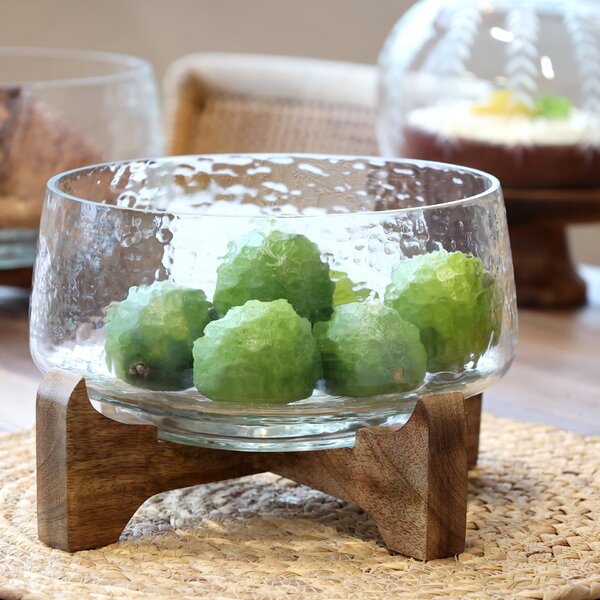Dekorativní mísa Glass/Mango Wood