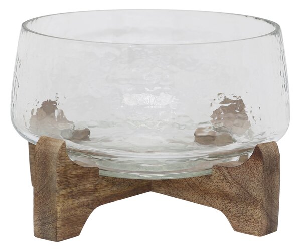 Dekorativní mísa Glass/Mango Wood