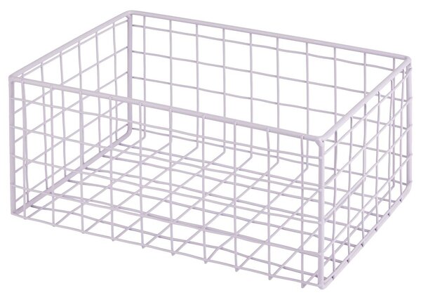 DEPOSIT Úložný kovový koš 26 x 17 cm - sv. fialová