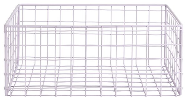 DEPOSIT Úložný kovový koš 30 x 20 cm - sv. fialová