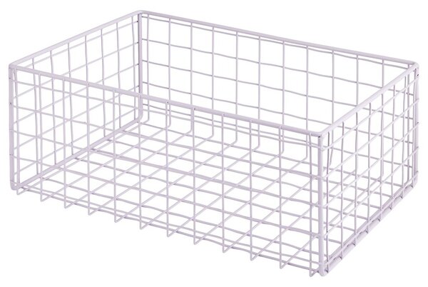 DEPOSIT Úložný kovový koš 30 x 20 cm - sv. fialová