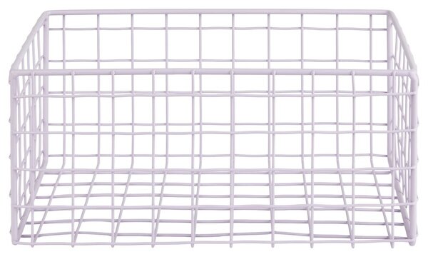 DEPOSIT Úložný kovový koš 26 x 17 cm - sv. fialová