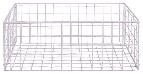 DEPOSIT Úložný kovový koš 34 x 24 cm - sv. fialová