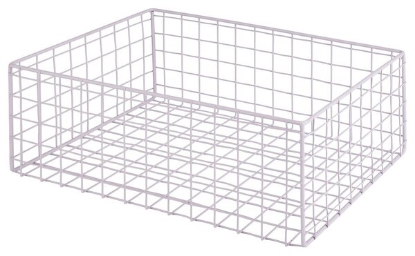 DEPOSIT Úložný kovový koš 34 x 24 cm - sv. fialová