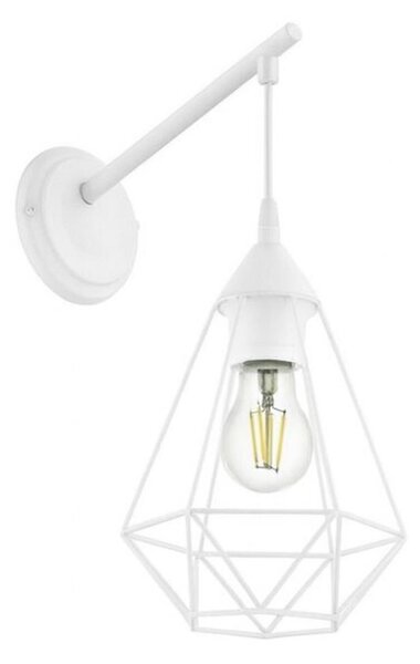Eglo 79084 - Nástěnné svítidlo BYRON 1xE27/60W/230V bílá