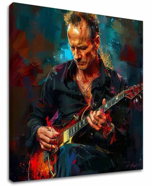 Obraz STING - King Grammy | dotaženo rukou umělce - 60x60 cm