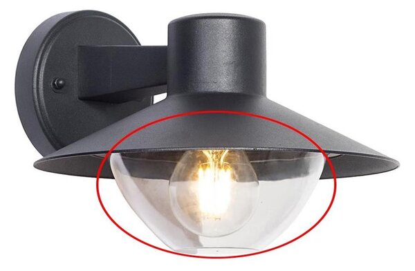 Náhradní stínidlo k nástěnnému svítidlu, lustru a lampě VEERLE E27 čirá