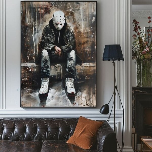 Obraz THE SILENT KILLER | dotaženo rukou umělce - 60x90 cm