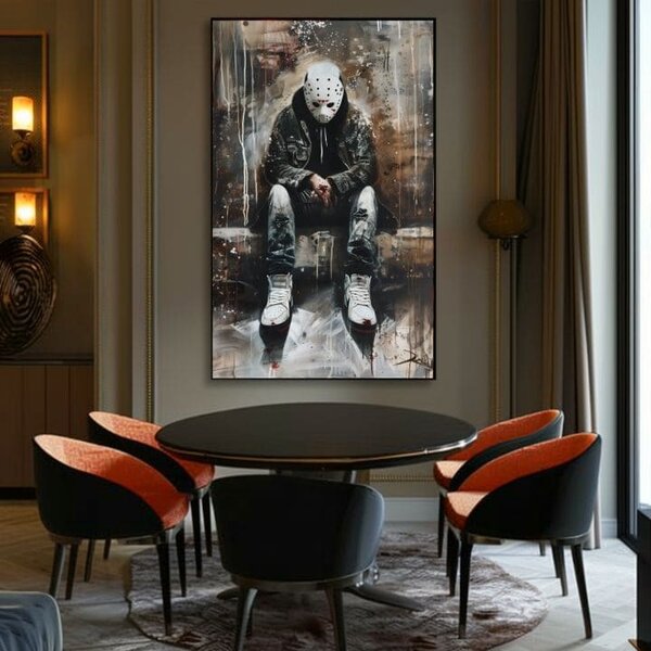 Obraz THE SILENT KILLER | dotaženo rukou umělce - 60x90 cm
