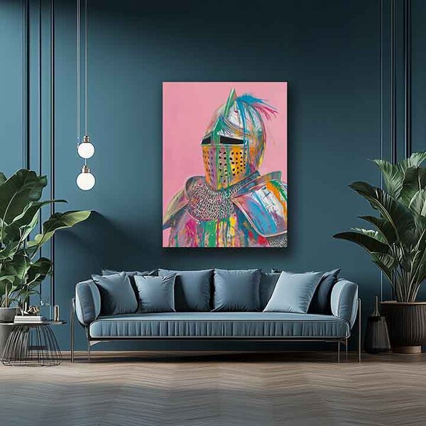 Obraz VIVID KNIGHT na plátně | dotaženo rukou umělce - 40x50 cm