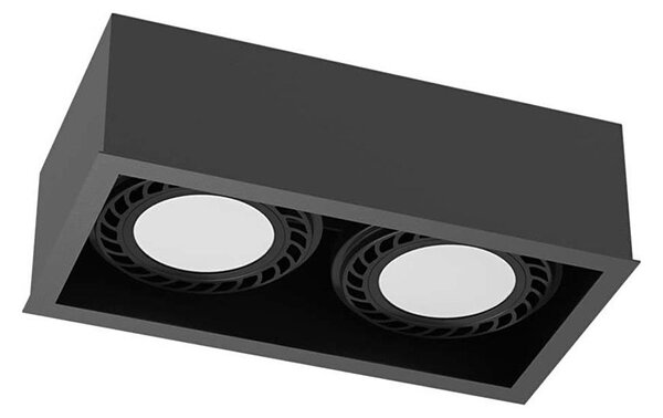 Brosline 1273 - Bodové svítidlo CAGE 2xGU10/18W/230V černá