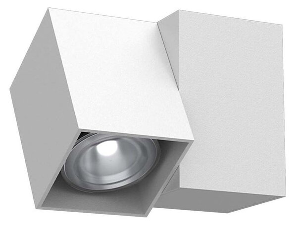 Brosline 2293 - Nástěnné bodové svítidlo CUBE 1xGU10/10W/230V bílá