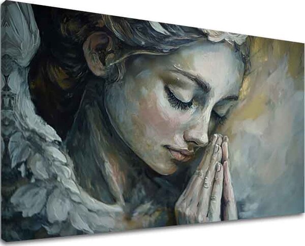 Obraz andělů Křehká stvoření | dotaženo rukou umělce - 40x60 cm