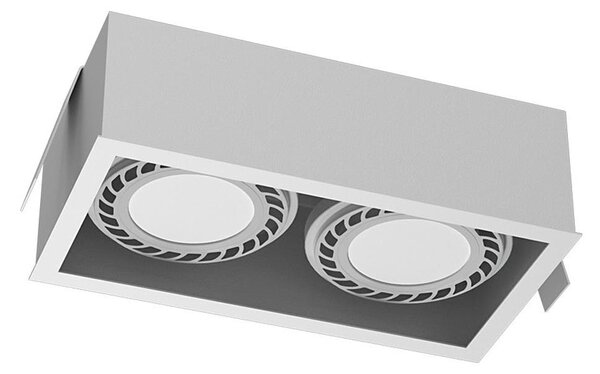 Brosline 3275 - Podhledové svítidlo CAGE 2xGU10/18W/230V bílá
