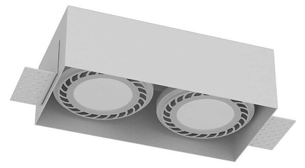 Brosline 3271 - Podhledové svítidlo CAGE 2xGU10/18W/230V bílá
