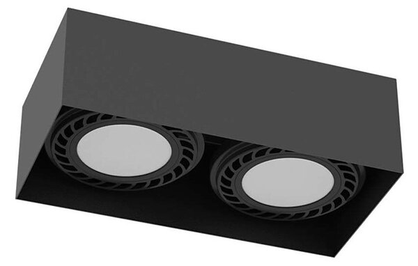 Brosline 1269 - Bodové svítidlo CAGE 2xGU10/18W/230V černá