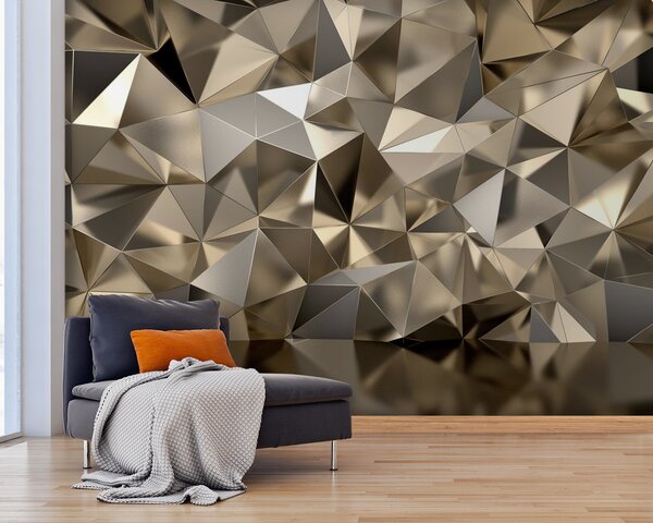 Fototapeta Texturovaný geometrický vzor v neutrálních tónech, 3D fototapety, Populární fototapety, u93417 - Tapeko.co.cz