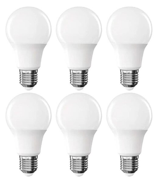 SADA 6x LED Žárovka A60 E27/8,8W/230V 4000K