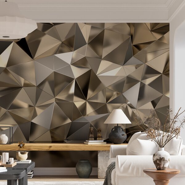 Fototapeta Texturovaný geometrický vzor v neutrálních tónech, 3D fototapety, Populární fototapety, u93417 - Tapeko.co.cz