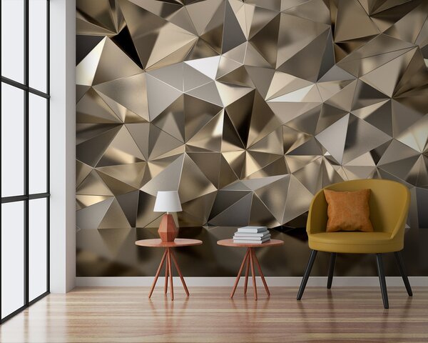 Fototapeta Texturovaný geometrický vzor v neutrálních tónech, 3D fototapety, Populární fototapety, u93417 - Tapeko.co.cz
