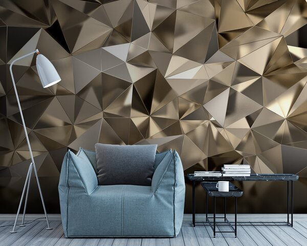 Fototapeta Texturovaný geometrický vzor v neutrálních tónech, 3D fototapety, Populární fototapety, u93417 - Tapeko.co.cz