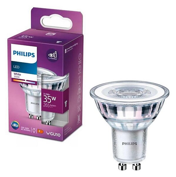 LED Žárovka Philips PAR16 GU10/3,5W/230V 3000K