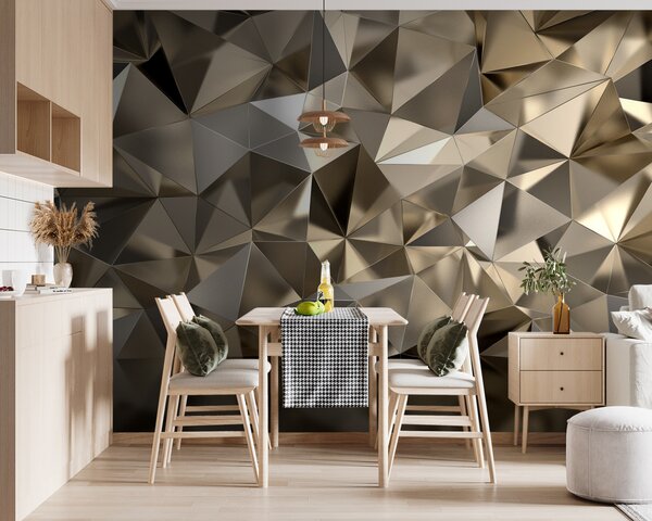 Fototapeta Texturovaný geometrický vzor v neutrálních tónech, 3D fototapety, Populární fototapety, u93417 - Tapeko.co.cz